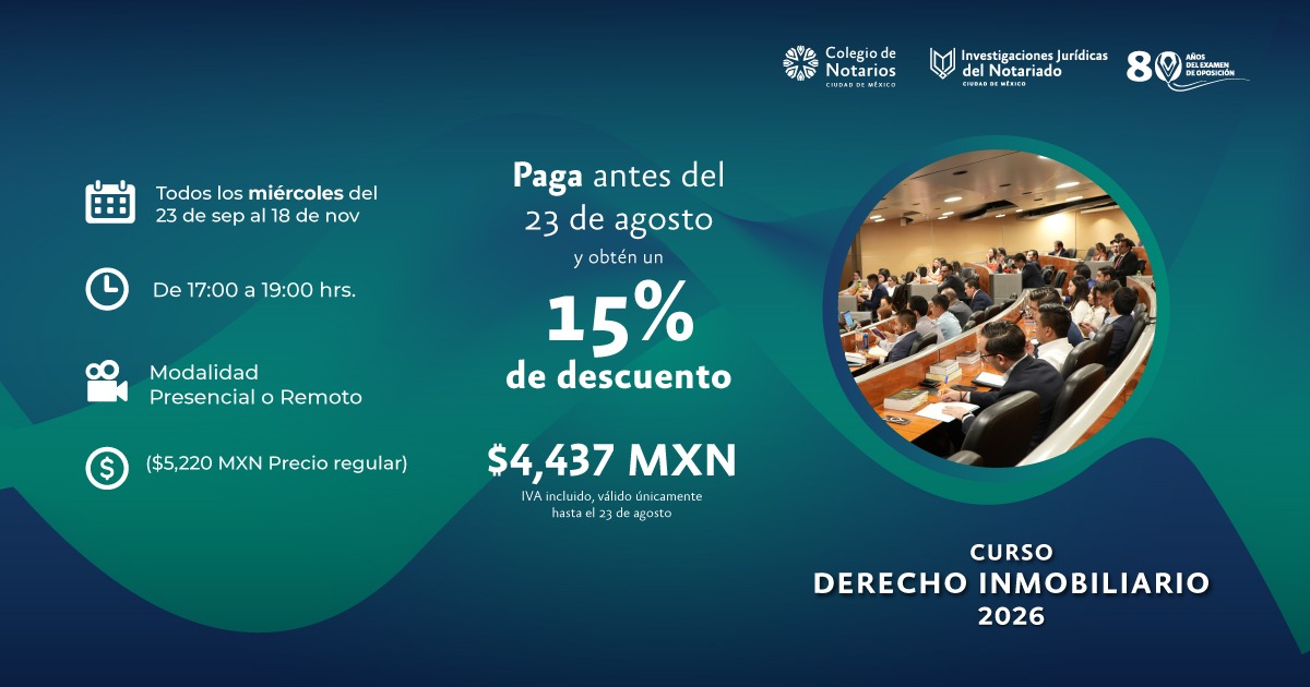 Derecho Inmobiliario 2026